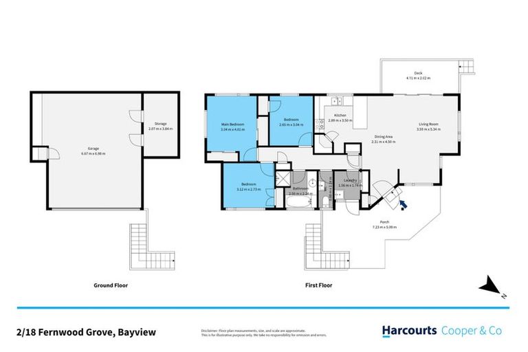 Photo of property in 2/18 Fernwood Grove, Bayview, Auckland, 0629