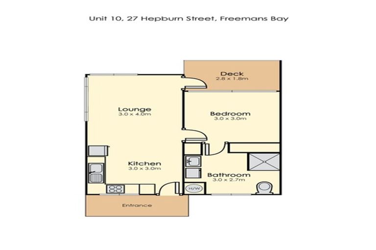 Photo of property in 10/27 Hepburn Street, Freemans Bay, Auckland, 1011