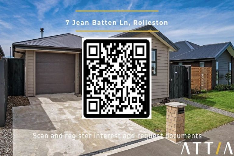 Photo of property in 7 Jean Batten Lane, Rolleston, 7615