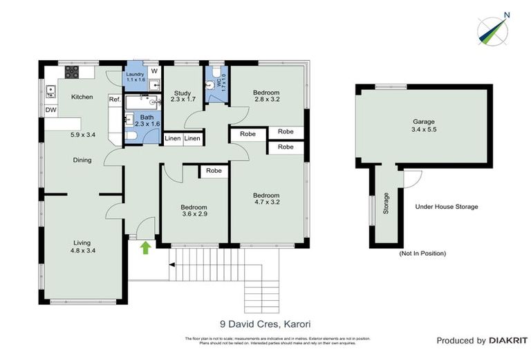 Photo of property in 9 David Crescent, Karori, Wellington, 6012