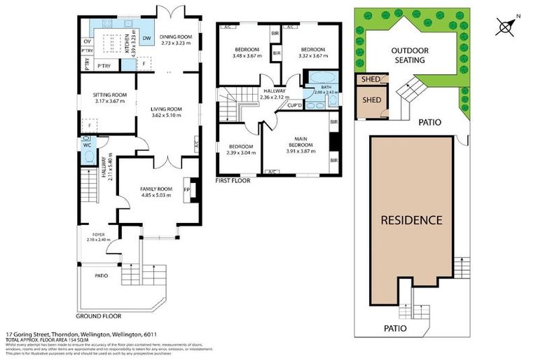 Photo of property in 17 Goring Street, Thorndon, Wellington, 6011