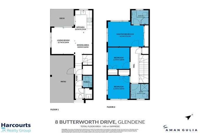 Photo of property in 8c Butterworth Drive, Glendene, Auckland, 0602