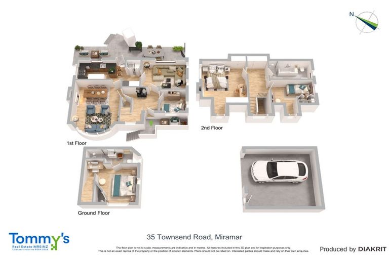 Photo of property in 35 Townsend Road, Miramar, Wellington, 6022