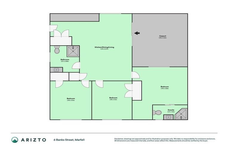 Photo of property in 6 Banks Street, Marfell, New Plymouth, 4310