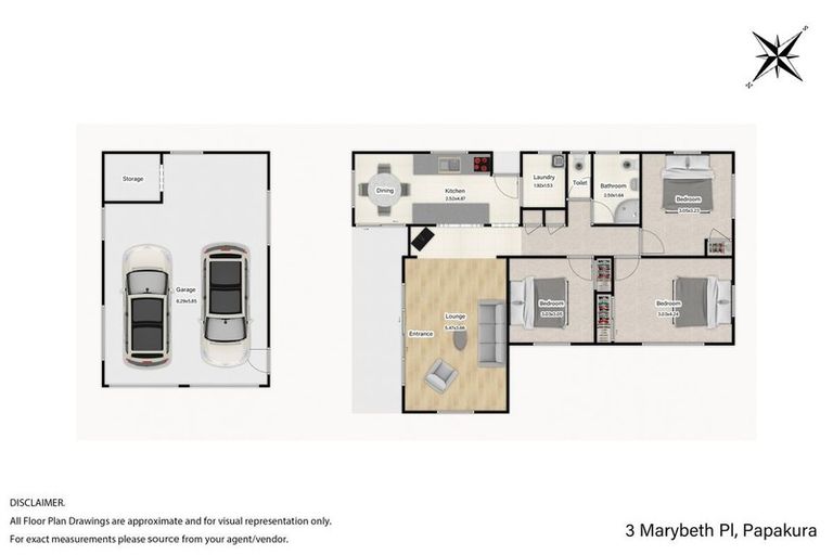 Photo of property in 3 Marybeth Place, Rosehill, Papakura, 2113