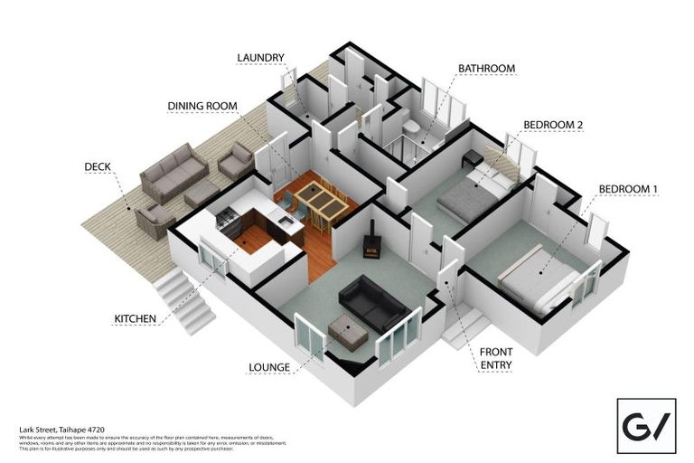 Photo of property in 8 Lark Street, Taihape, 4720