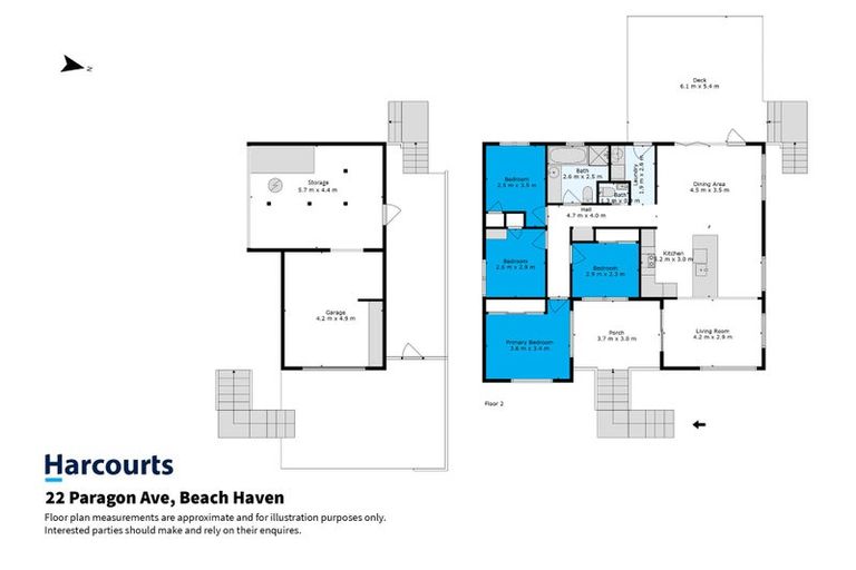 Photo of property in 22 Paragon Avenue, Beach Haven, Auckland, 0626