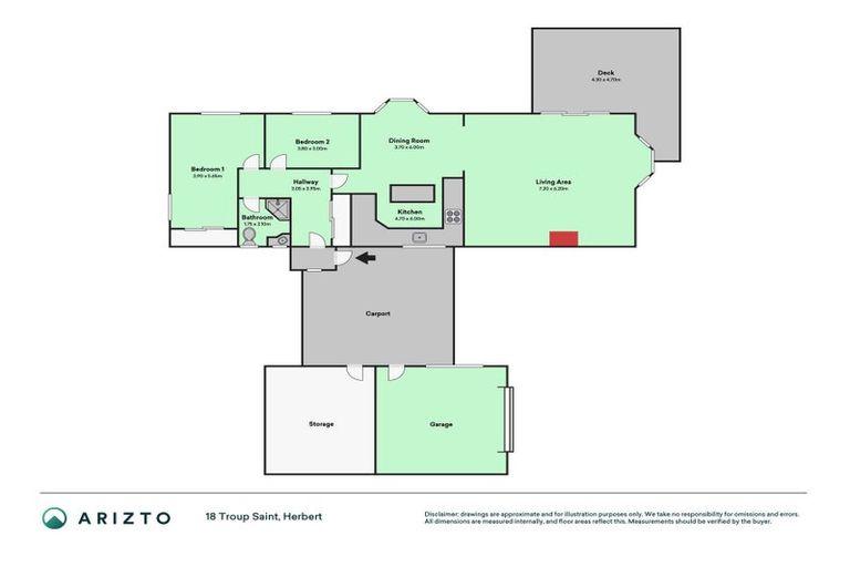 Photo of property in 18 Troup Street, Herbert, Oamaru, 9495