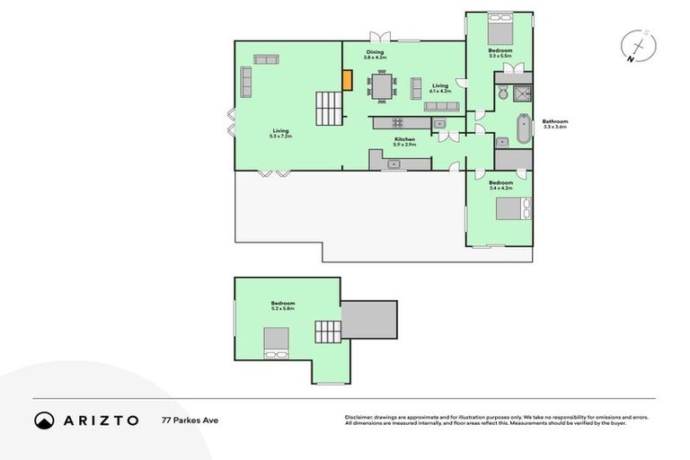 Photo of property in 77 Parkes Avenue, Saint Johns Hill, Whanganui, 4501