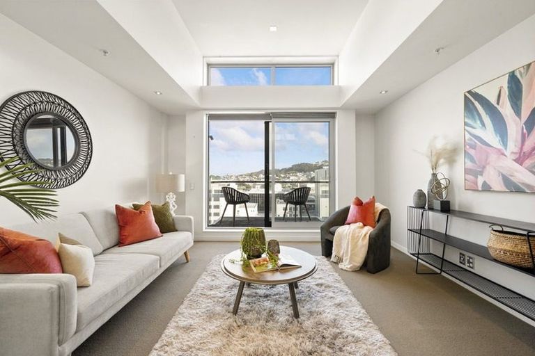 Photo of property in Republic Apartments, 8f/11 Tennyson Street, Te Aro, Wellington, 6011