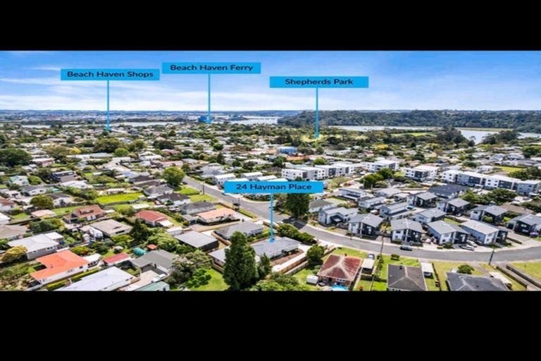Photo of property in 24 Hayman Place, Beach Haven, Auckland, 0626