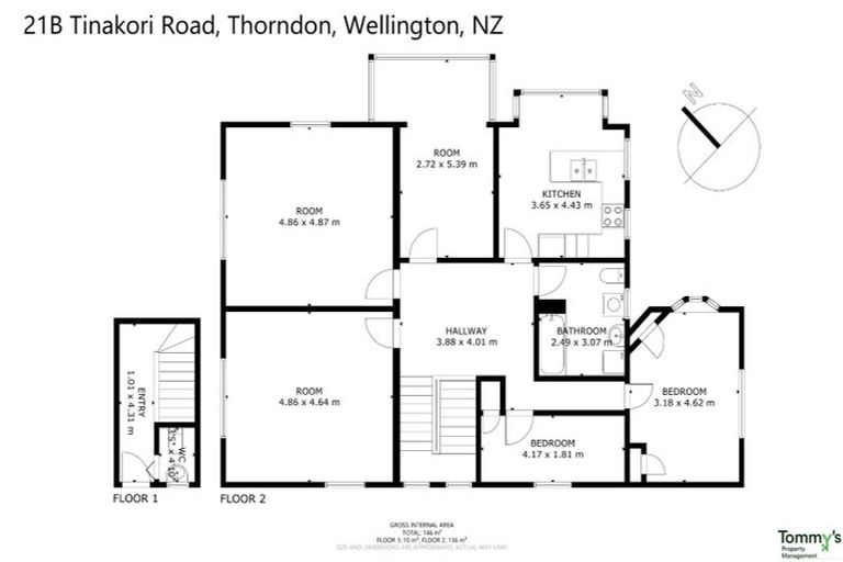 Photo of property in 21b Tinakori Road, Thorndon, Wellington, 6011