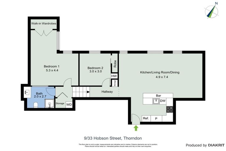 Photo of property in The Villas, 9/33 Hobson Street, Thorndon, Wellington, 6011