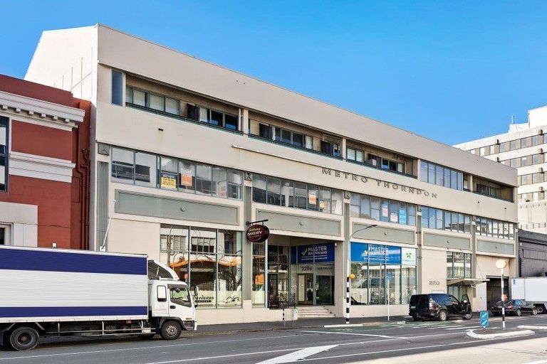 Photo of property in Metro Apartments, 19/220 Thorndon Quay, Pipitea, Wellington, 6011