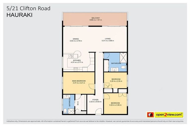 Photo of property in 5/21 Clifton Road, Hauraki, Auckland, 0622