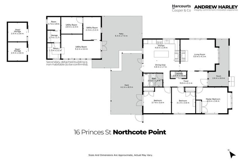 Photo of property in 16 Princes Street, Northcote Point, Auckland, 0627