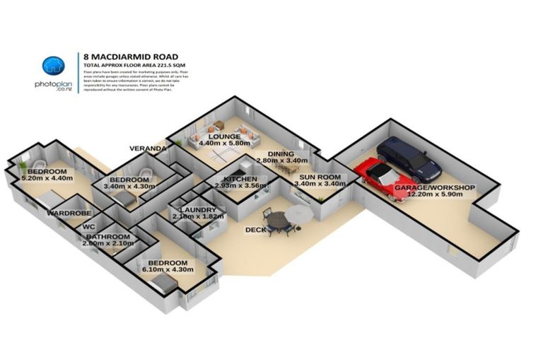 Photo of property in 8 Macdiarmid Road, Beerescourt, Hamilton, 3200