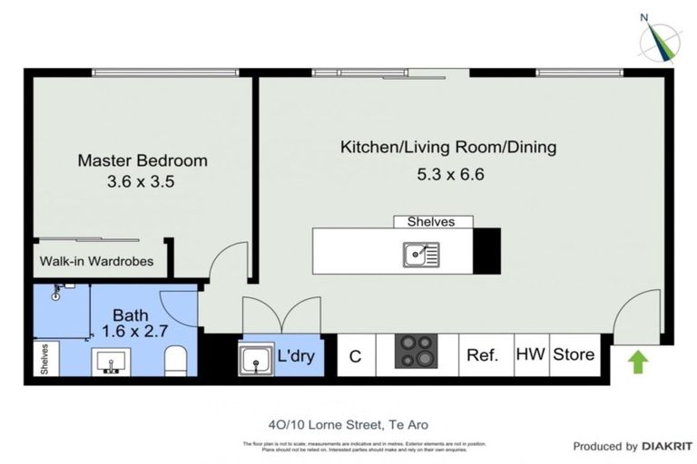 Photo of property in Republic2, 4o/10 Lorne Street, Te Aro, Wellington, 6011