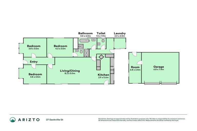 Photo of property in 27 Sackville Street, Martinborough, 5711