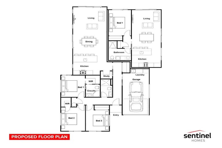 Photo of property in 1 Kauru Lane, Wainui, 0992