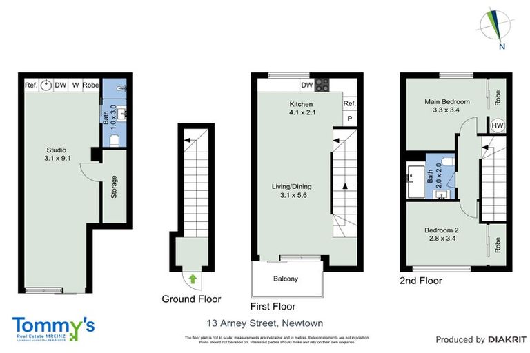 Photo of property in Aniva Terrace, 13 Arney Street, Newtown, Wellington, 6021
