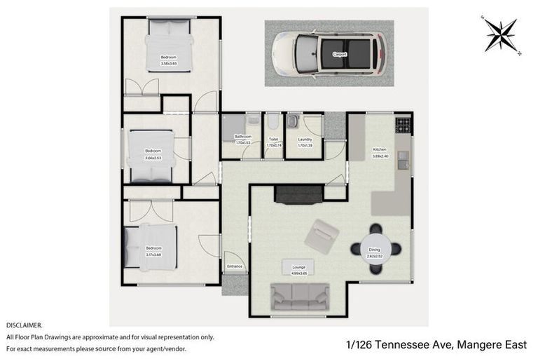 Photo of property in 1/126 Tennessee Avenue, Mangere East, Auckland, 2024