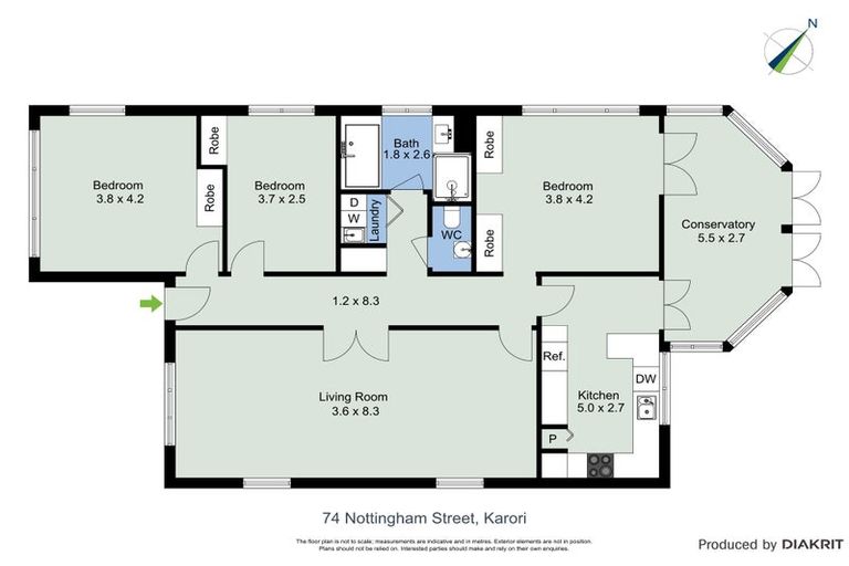 Photo of property in 74 Nottingham Street, Karori, Wellington, 6012