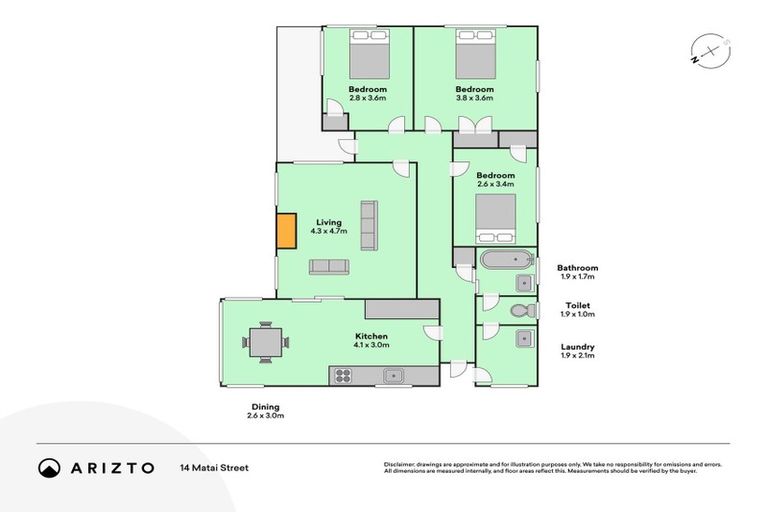 Photo of property in 14 Matai Street, Levin, 5510