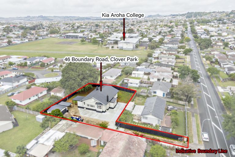 Photo of property in 46 Boundary Road, Clover Park, Auckland, 2019