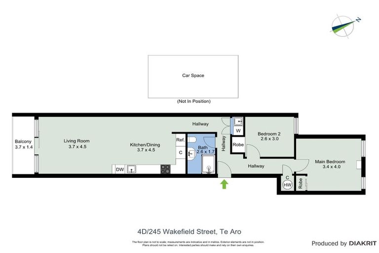 Photo of property in Monument Apartments, 4d/245 Wakefield Street, Te Aro, Wellington, 6011