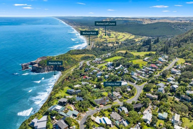 Photo of property in 73 Waitea Road, Muriwai, Waimauku, 0881