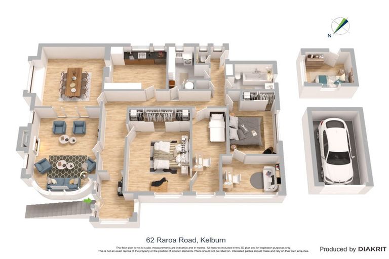 Photo of property in 62 Raroa Road, Kelburn, Wellington, 6012