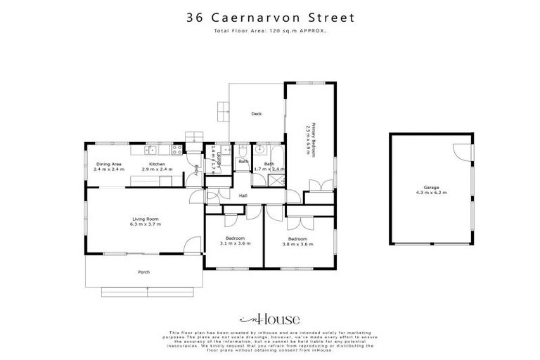 Photo of property in 36 Caernarvon Street, Dinsdale, Hamilton, 3204