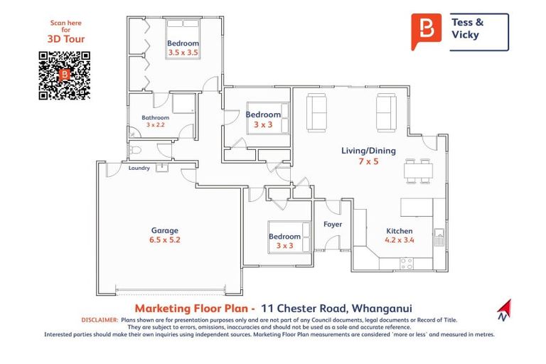 Photo of property in 11 Chester Road, Springvale, Whanganui, 4501