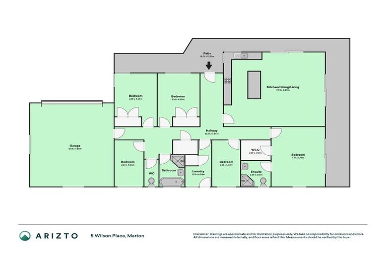 Photo of property in 5 Wilson Place, Marton, 4710