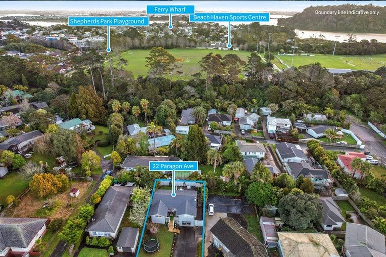 Photo of property in 22 Paragon Avenue, Beach Haven, Auckland, 0626