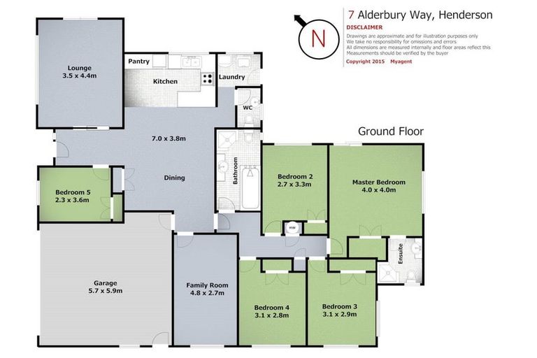 Photo of property in 7 Alderbury Way, Henderson, Auckland, 0612