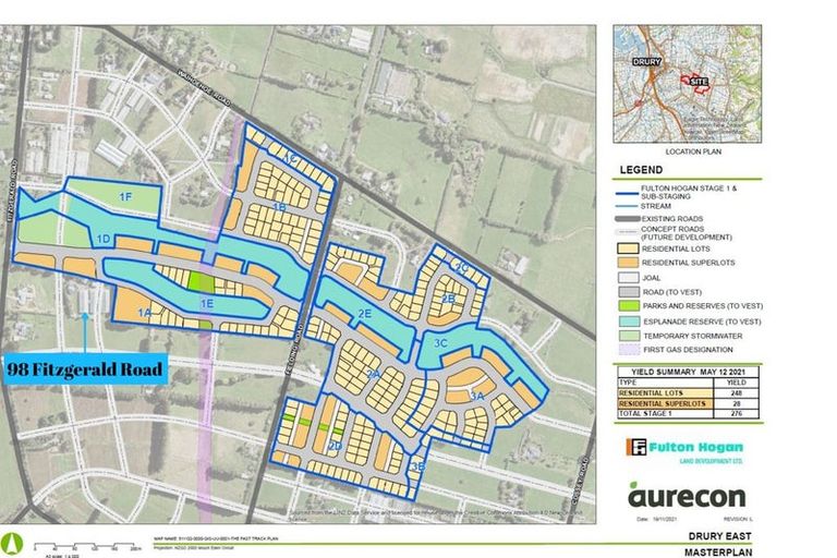 Photo of property in 98 Fitzgerald Road, Drury, 2577