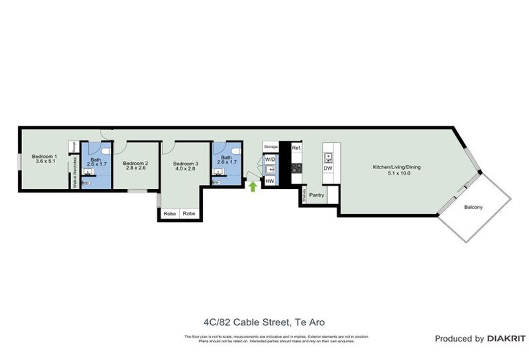 Photo of property in Piermont Apartments, 4c/82 Cable Street, Te Aro, Wellington, 6011