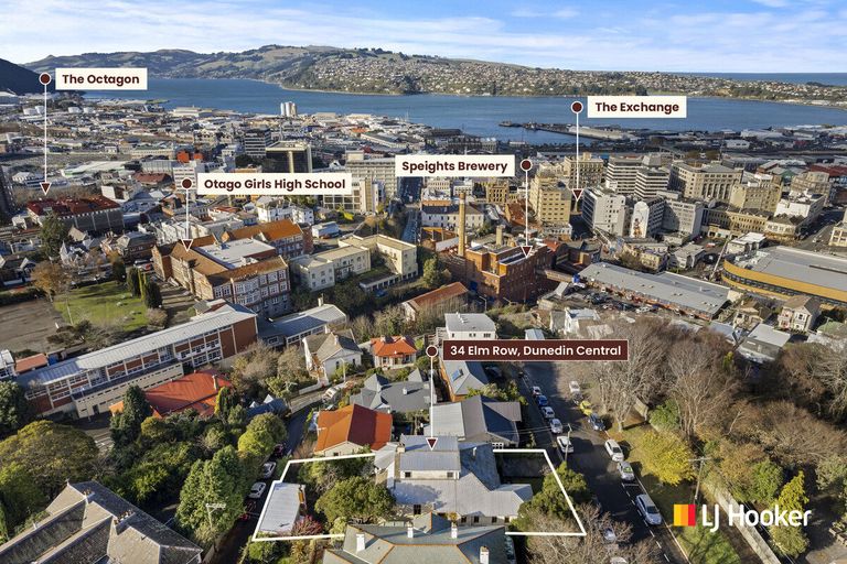 Photo of property in 34 Elm Row, Dunedin Central, Dunedin, 9016
