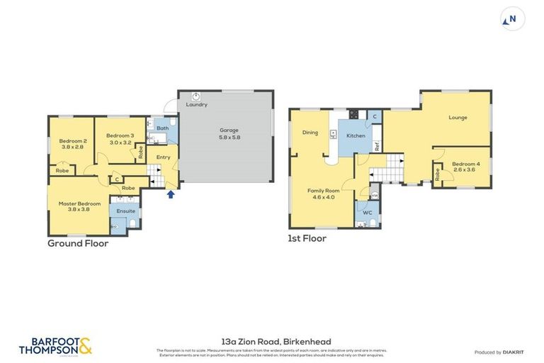 Photo of property in 13a Zion Road, Birkenhead, Auckland, 0626