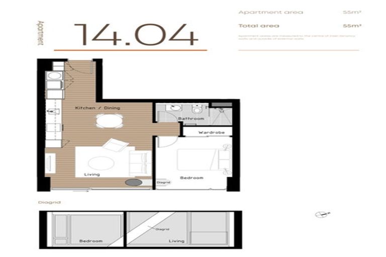 Photo of property in Victoria Lane Apartments, 1404/161 Victoria Street, Te Aro, Wellington, 6011