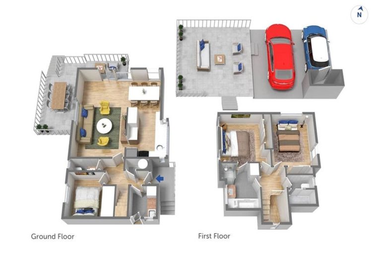 Photo of property in 2/16 Waratah Street, Birkenhead, Auckland, 0626