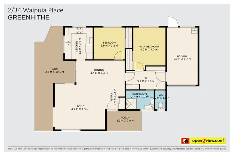 Photo of property in 2/34 Waipuia Place, Greenhithe, Auckland, 0632