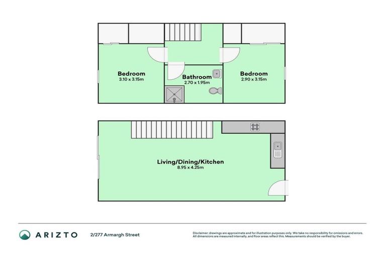 Photo of property in 2/277 Armagh Street, Christchurch Central, Christchurch, 8011