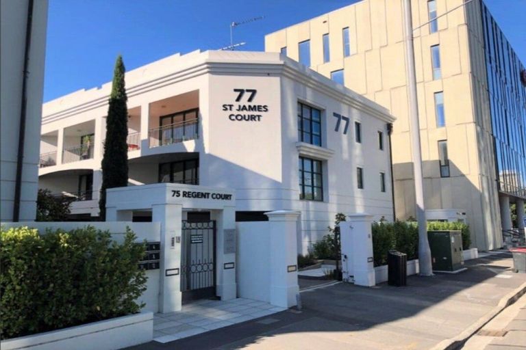 Photo of property in St James Courts, 2/77 Gloucester Street, Christchurch Central, Christchurch, 8013