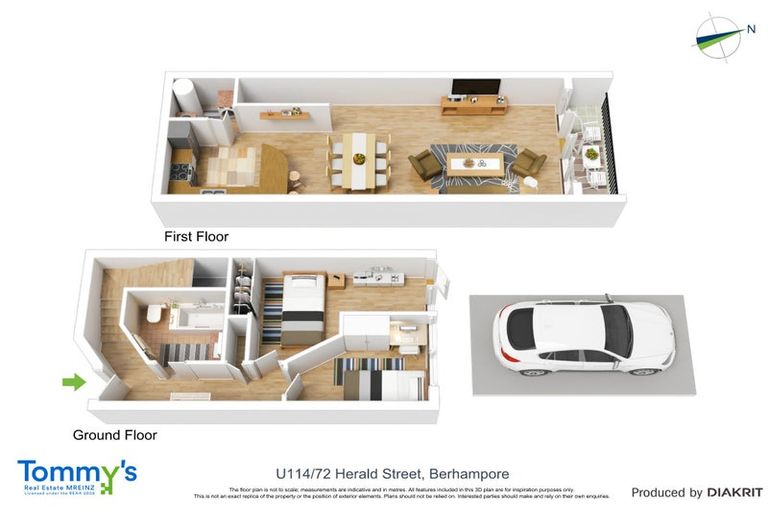 Photo of property in Luxford Villas, 114/72 Herald Street, Berhampore, Wellington, 6023