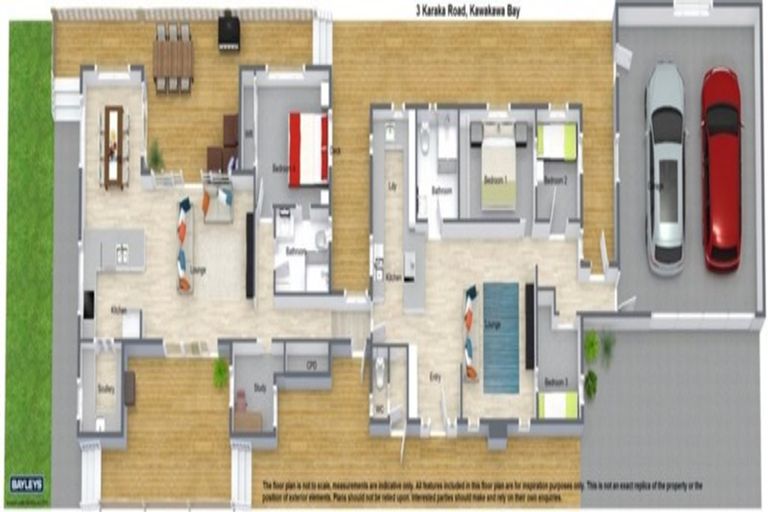 Photo of property in 3 Karaka Road, Kawakawa Bay, Papakura, 2585