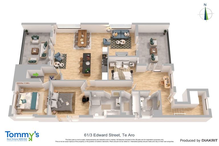 Photo of property in Edward Street Apartments, 61/3 Edward Street, Te Aro, Wellington, 6011