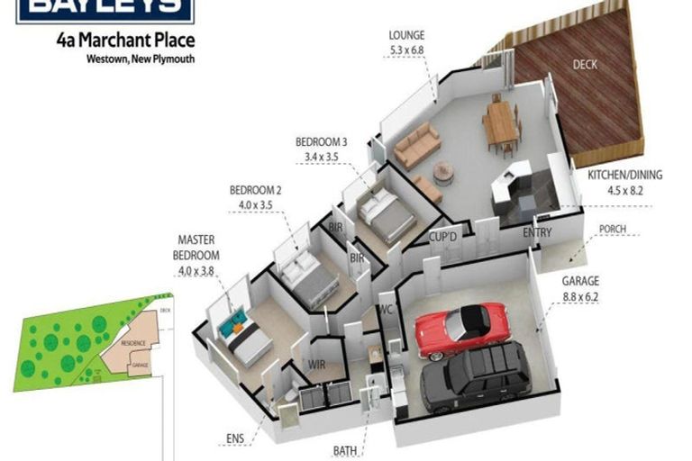 Photo of property in 4a Marchant Place, Westown, New Plymouth, 4310